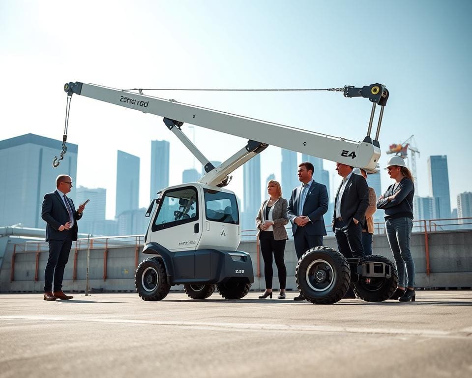 volledig elektrische compactkraan huren