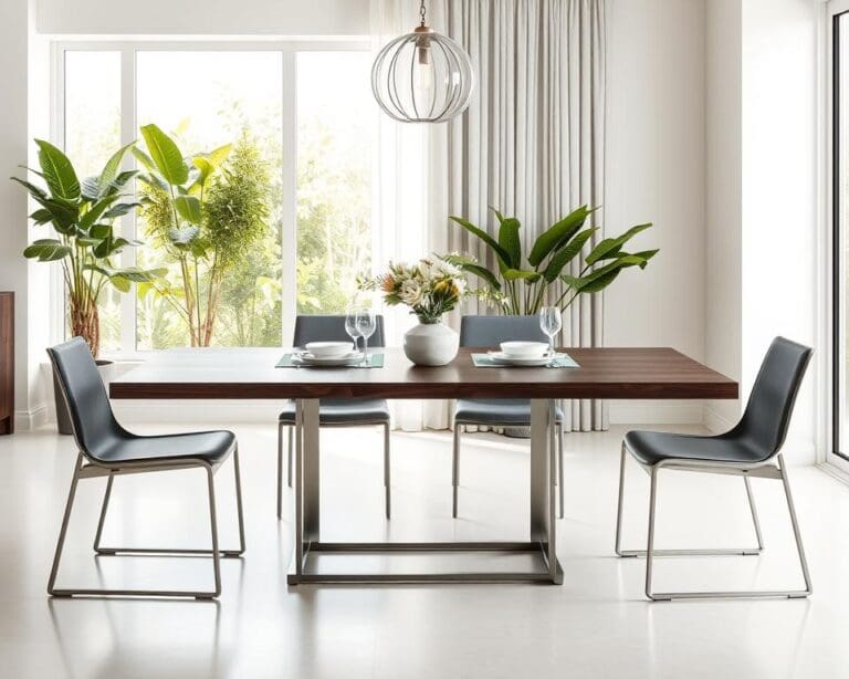 eettafel modern interieur