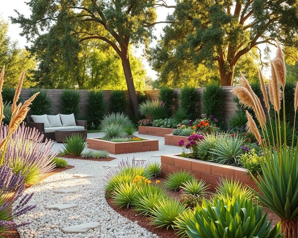 onderhoudsvriendelijke tuin