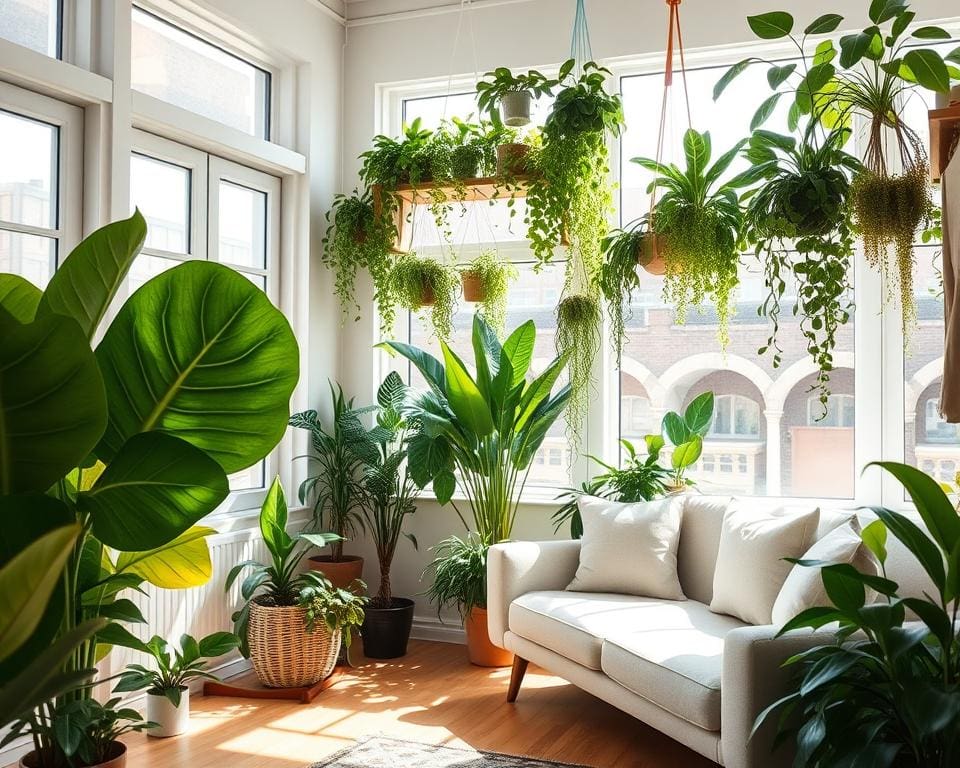woonkamer planten