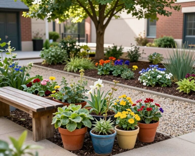 onderhoudsvriendelijke tuin